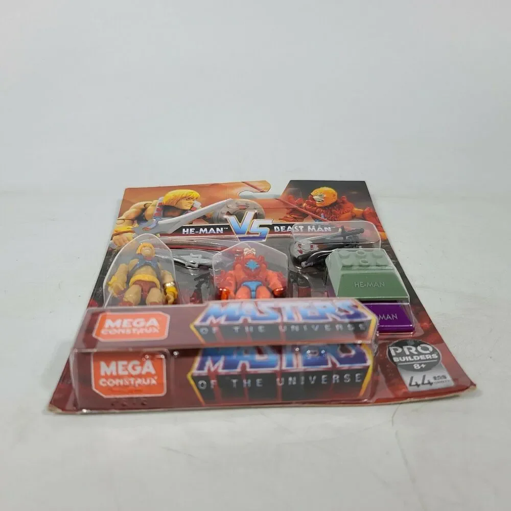 Mega Construx Masters Of The Universe He-Man vs Beast Man NEW MOTU BLOKS LEGO